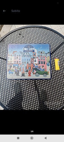 Scatola latta vintage ore - vintage,