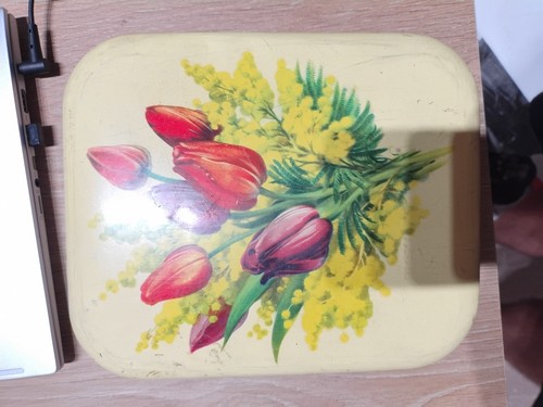 Scatola latta vintage tema - scatola,