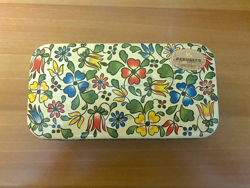 Scatola latta perugina - scatola, di