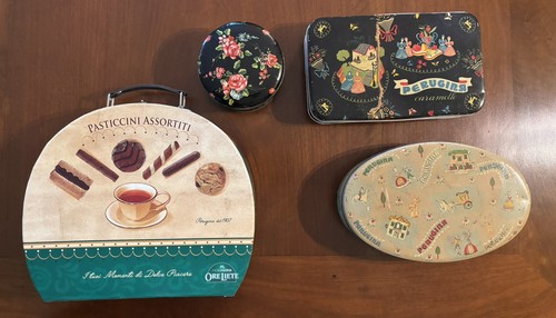 Scatola latta vintage perugina - scatola,