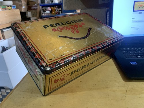 Vintage grande scatola - vintage, latta