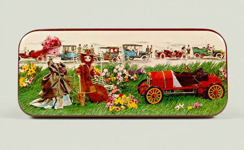 Scatola latta vintage - latta,