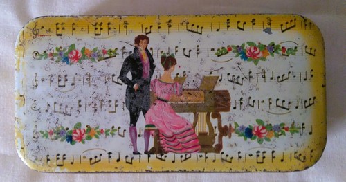 Vintage scatola latta - scatola,