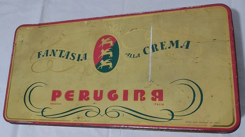 Scatola latta perugina - scatola,